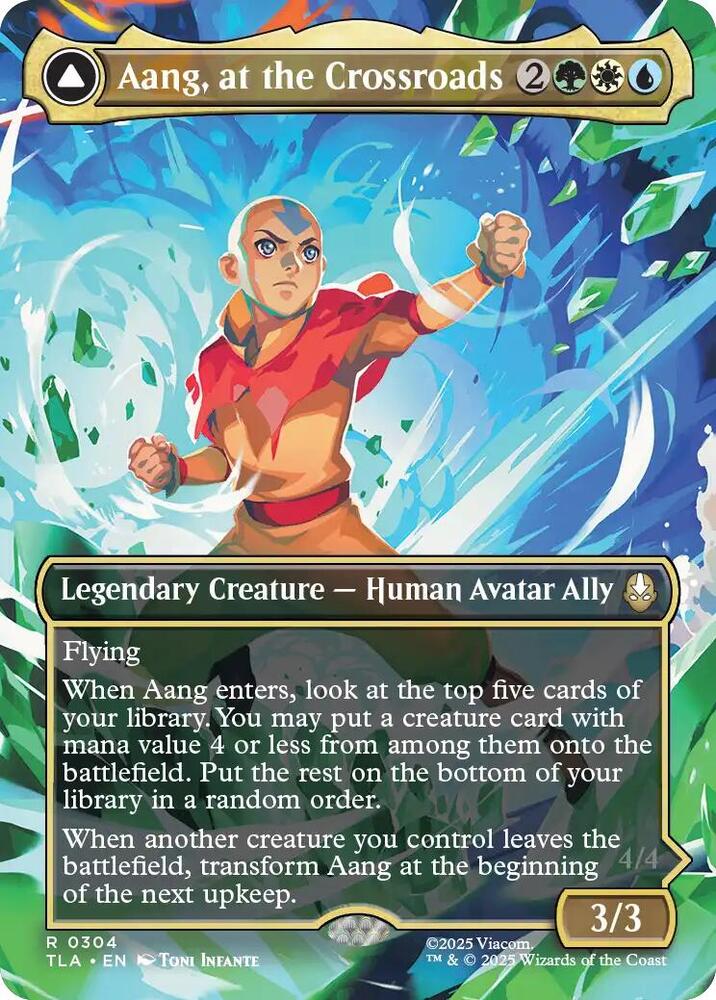 Aang, at the Crossroads (Borderless) - Avatar: The Last Airbender - 304 - Normal