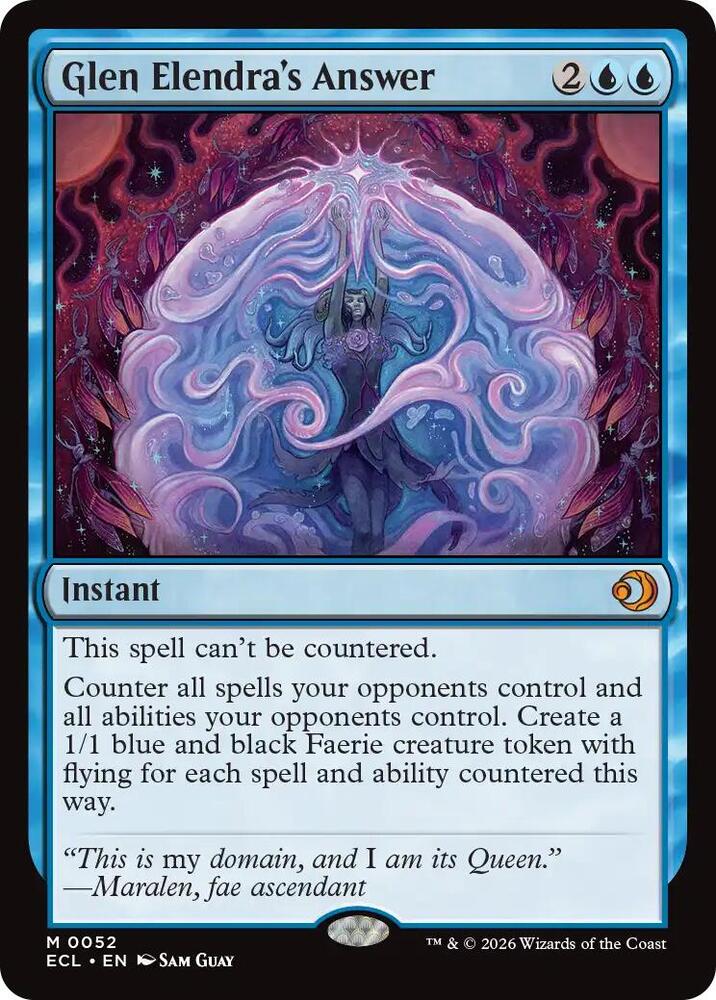 Glen Elendra's Answer - Lorwyn Eclipsed - 52 - Normal