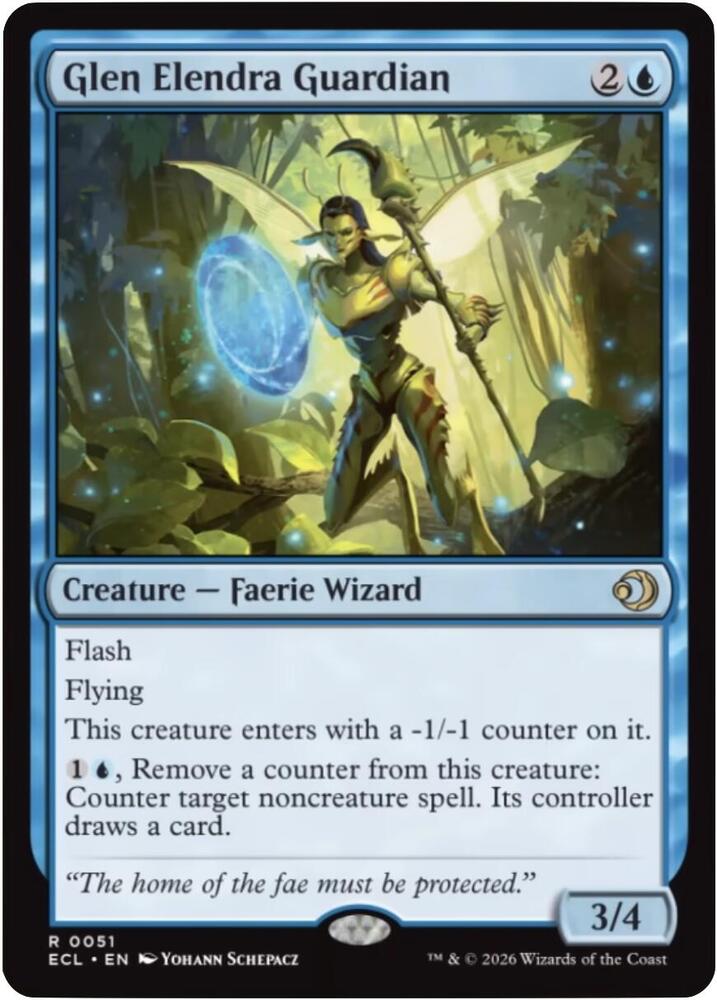 Glen Elendra Guardian - Lorwyn Eclipsed - 51 - Normal