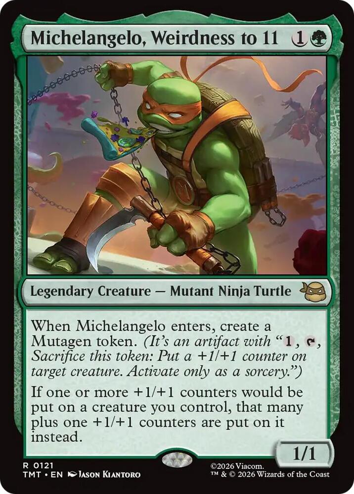 Michelangelo, Weirdness to 11 - Teenage Mutant Ninja Turtles - 121 - Normal