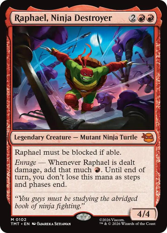 Raphael, Ninja Destroyer - Teenage Mutant Ninja Turtles - 102 - Foil