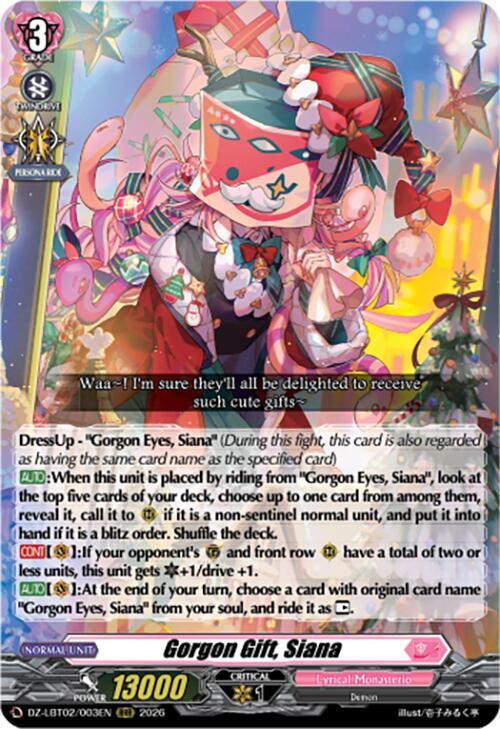 Gorgon Gift, Siana (RRR)