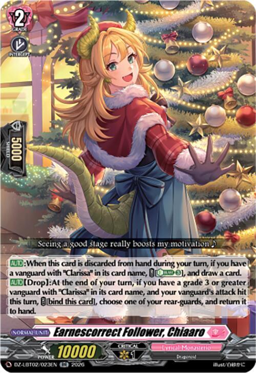 Earnescorrect Follower, Chiaaro (SR)