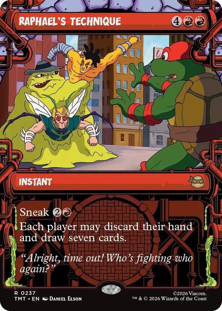 Raphael's Technique (Showcase) - Teenage Mutant Ninja Turtles - 237 - Foil