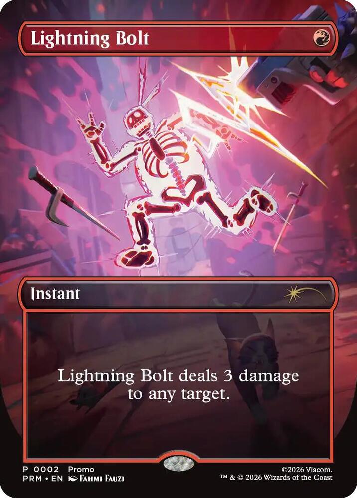 Lightning Bolt (Borderless) - Unique and Miscellaneous Promos - 2 - Normal