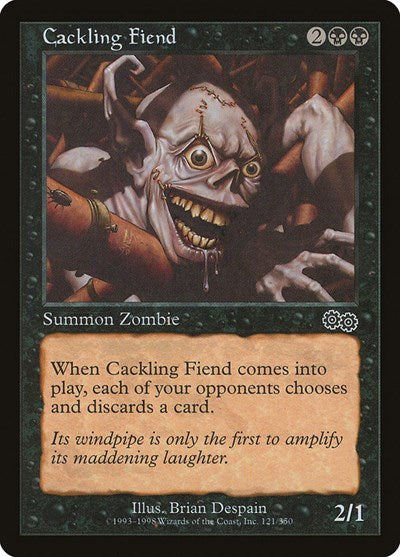 Cackling Fiend - Urza's Saga - 121
