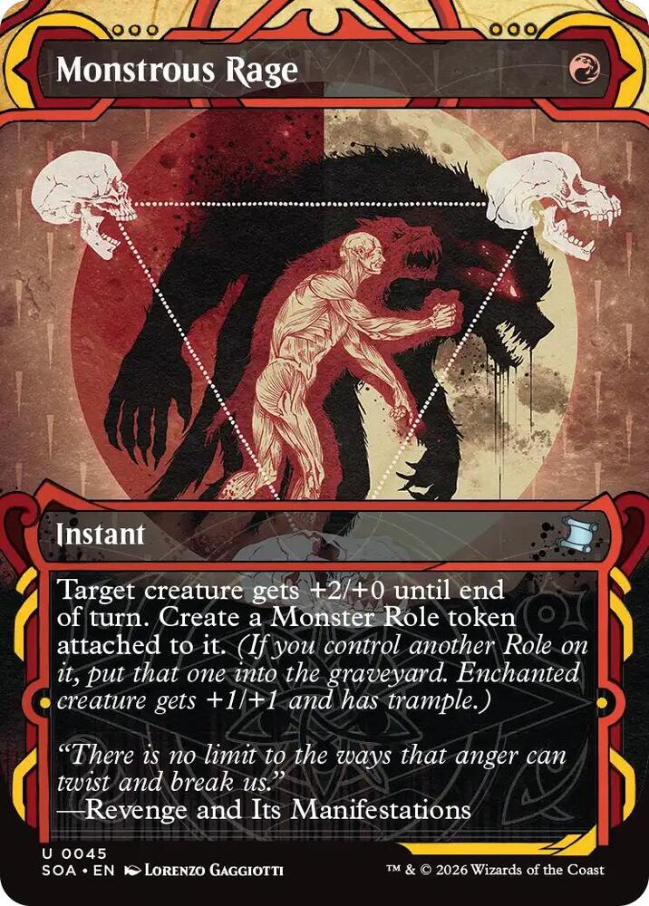 Monstrous Rage - Secrets of Strixhaven: Mystical Archive - 45 - Normal