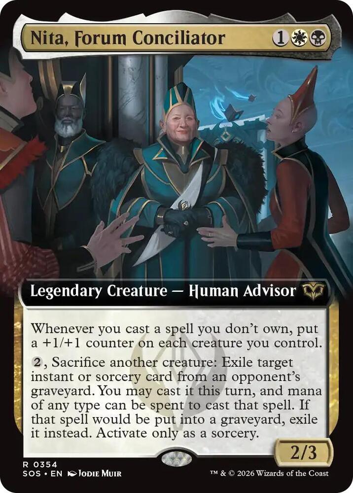 Nita, Forum Conciliator (Extended Art) - Secrets of Strixhaven - 354 - Foil