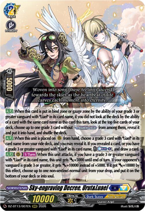 Sky-engraving Decree, Urut&Luael (RRR)
