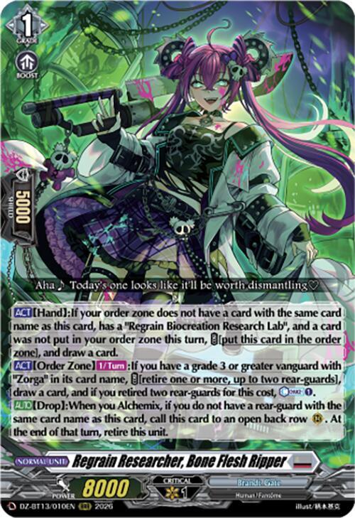 Regrain Researcher, Bone Flesh Ripper (RRR)