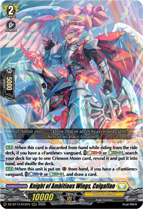 Knight of Ambitious Wings, Colgaflan (RRR)