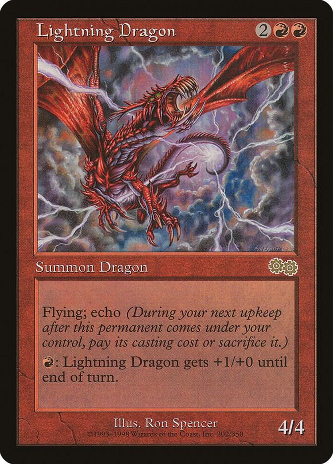 Lightning Dragon - Urza's Saga - 202 - Normal