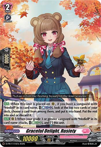 Graceful Delight, Rusiety (D-PR)