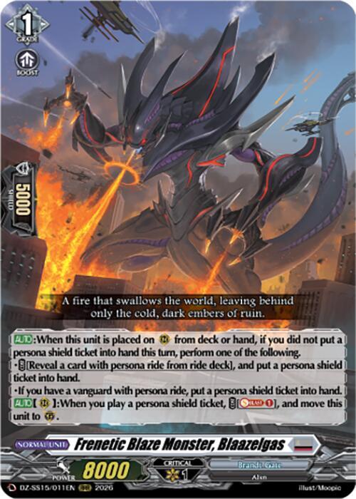 Frenetic Blaze Monster, Blaazelgas (RRR)