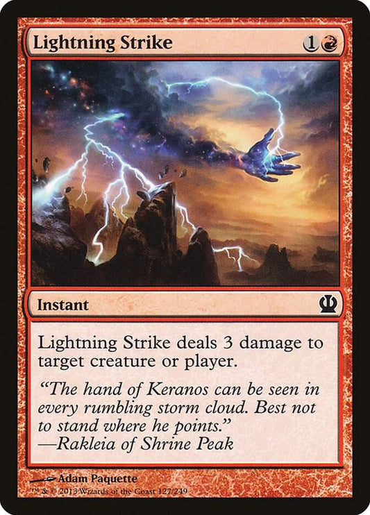 Lightning Strike - Theros - 127 - Normal