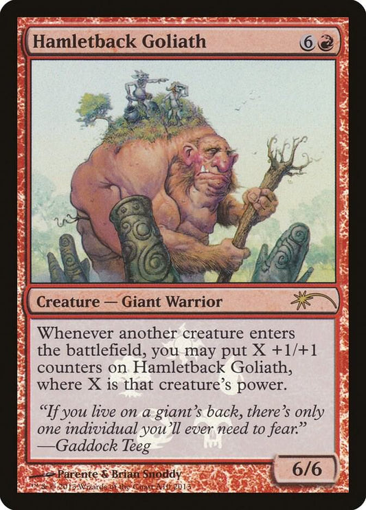 Hamletback Goliath - Media Promos - A10 - Foil