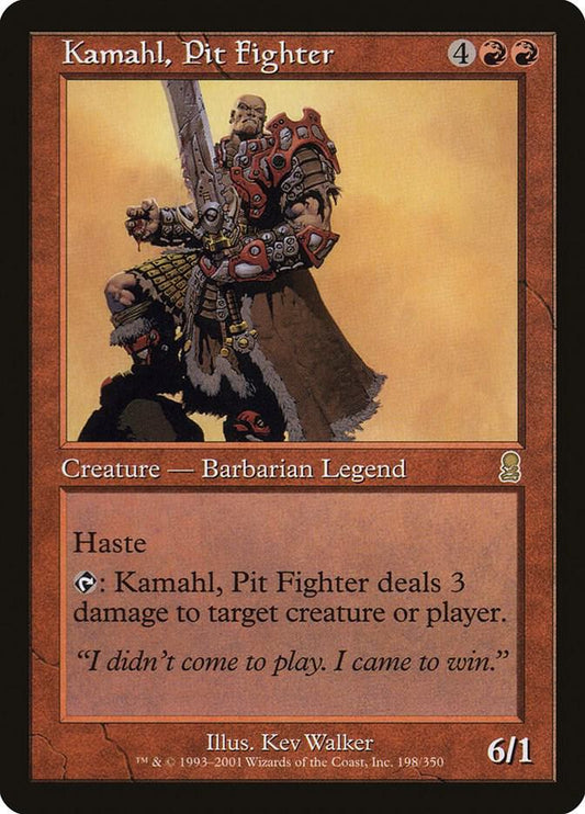 Kamahl, Pit Fighter - Odyssey - 198 - Normal