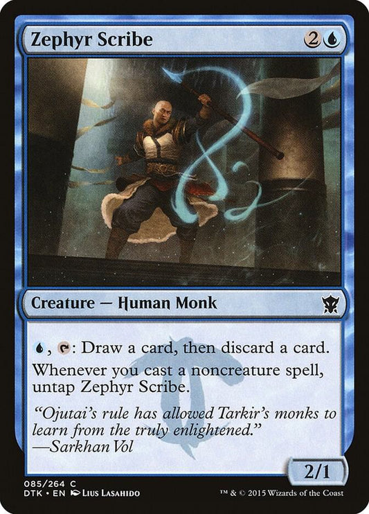 Zephyr Scribe - Dragons of Tarkir - 85 - Foil