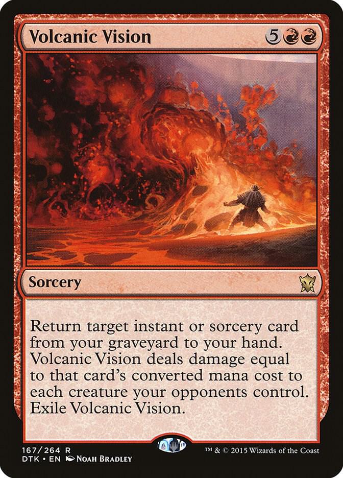Volcanic Vision - Dragons of Tarkir - 167 - Normal