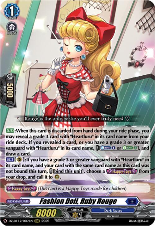 Fashion Doll, Ruby Rouge (RRR)
